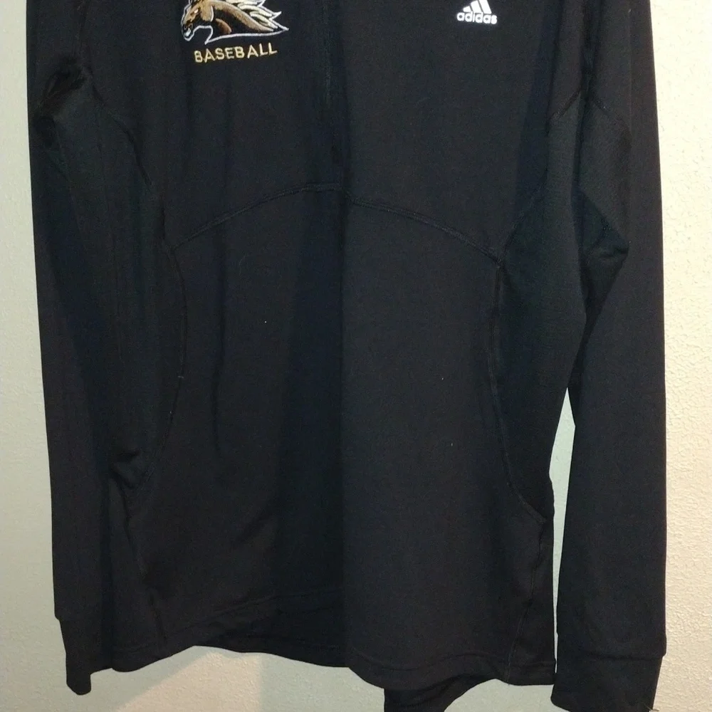 Adidas Western Michigan University Half Zip Pullover Athletic Top XL